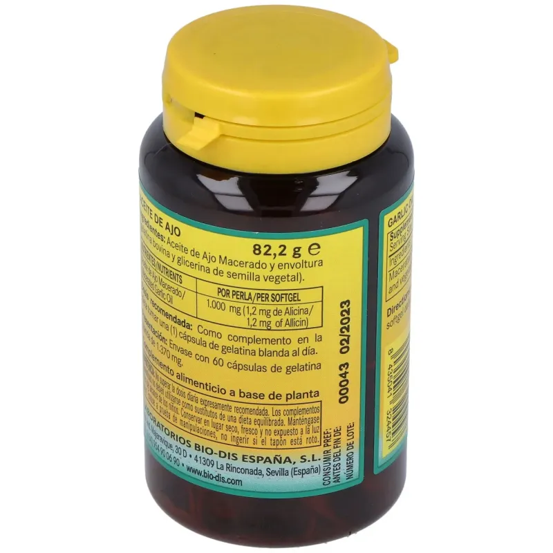 Nature essential garlic oil 60 perlas | Farmacia Barata