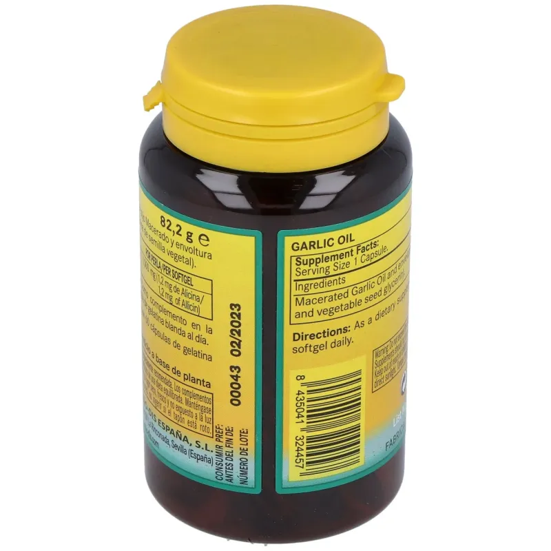 Nature essential garlic oil 60 perlas | Farmacia Barata