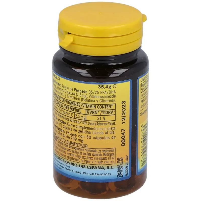 Nature essential omega-3 35%-25% 500 mg 50 perlas | Farmacia Barata