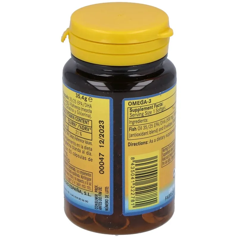Nature essential omega-3 35%-25% 500 mg 50 perlas | Farmacia Barata