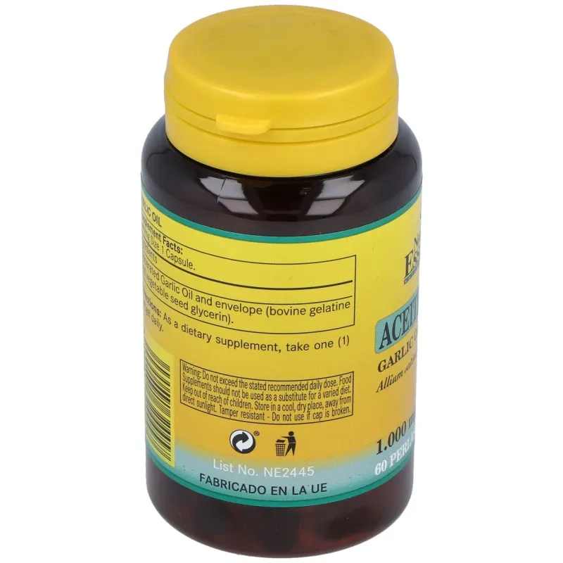 Nature essential garlic oil 60 perlas | Farmacia Barata