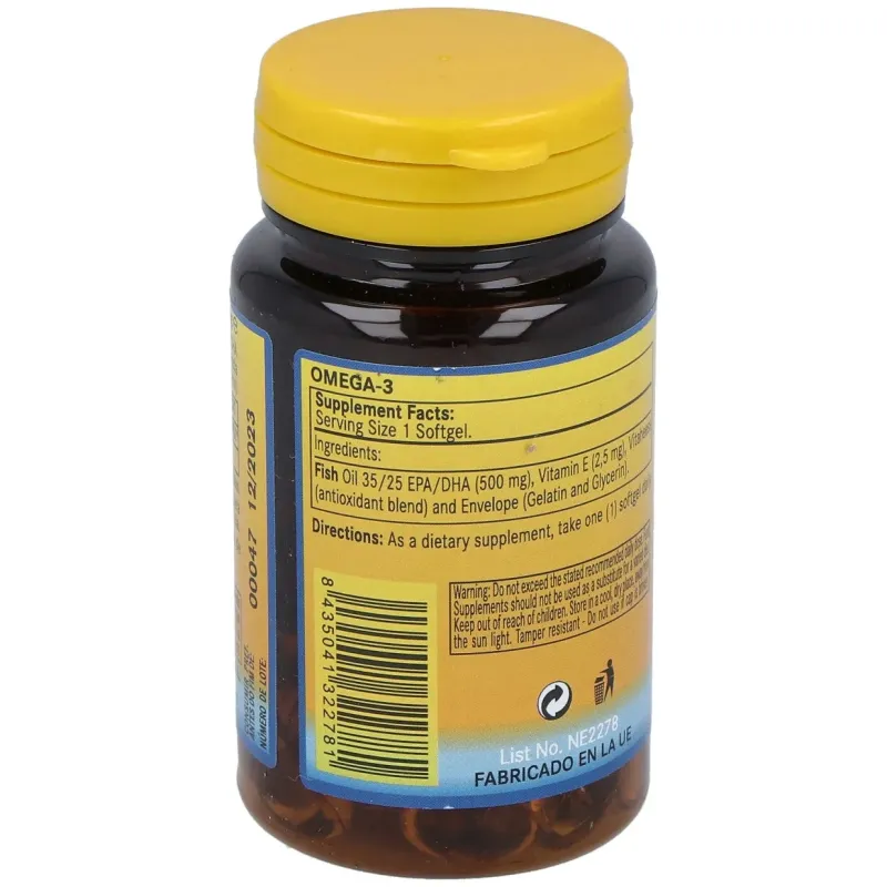 Nature essential omega-3 35%-25% 500 mg 50 perlas | Farmacia Barata