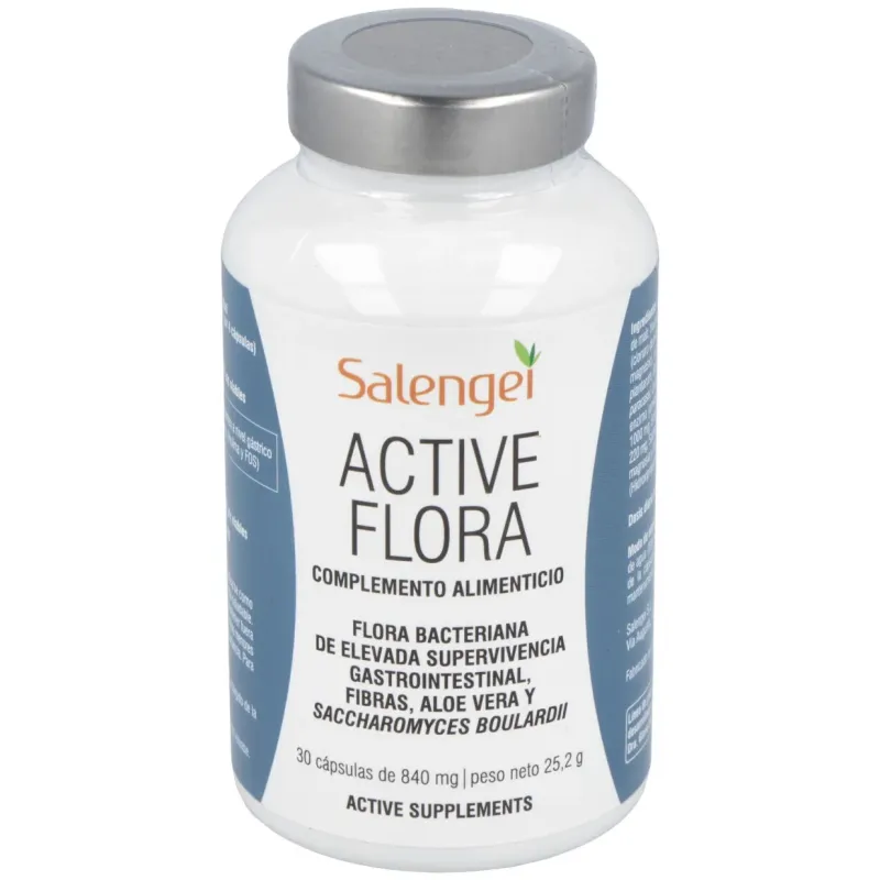 Active flora 30 cápsulas salengei | Farmacia Barata