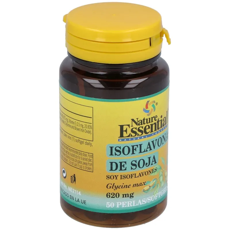 Nature essential isoflavonas de soja 620 mg. 50 perlas | Farmacia Barata