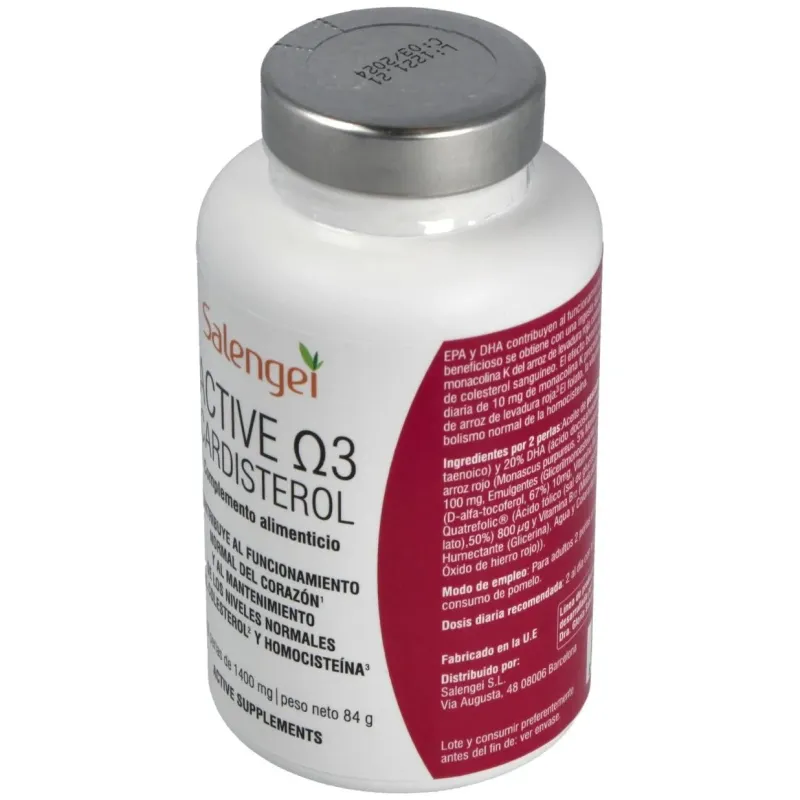 Active cardisterol 1400mg 60caps | Farmacia Barata