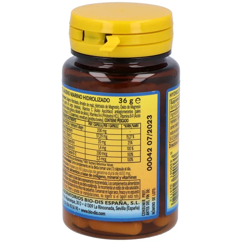 Colageno marino hidroliza+magnesio 600mg. 60comp. | Farmacia Barata Colageno marino hidroliza+magnesio 600mg. 60comp. | Farmacia Barata