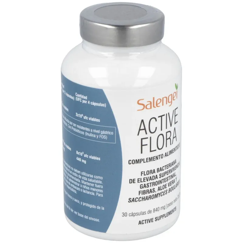 Active flora 30 cápsulas salengei | Farmacia Barata