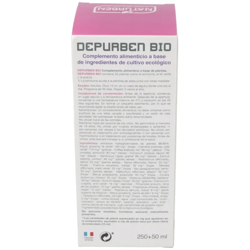 Naturben depurben 250 + 50ml | Farmacia Barata