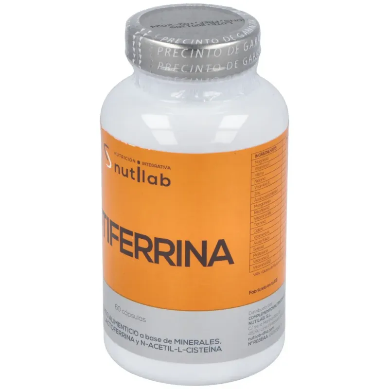 Nutilab nutiferrina 60caps | Farmacia Barata