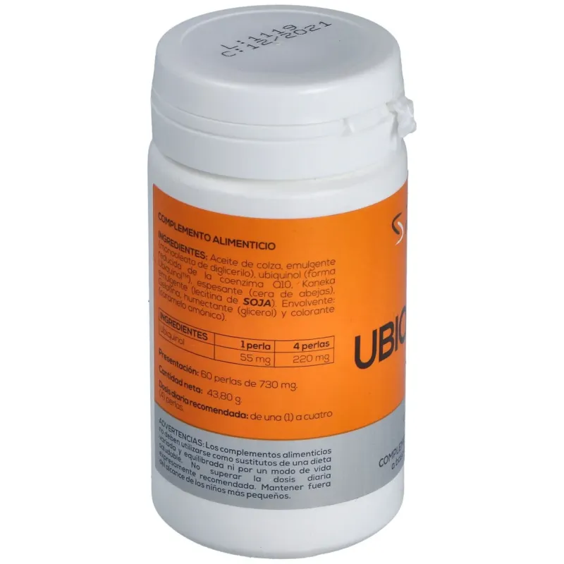 Nutilab ubiquinol 50mg 60 perlas | Farmacia Barata