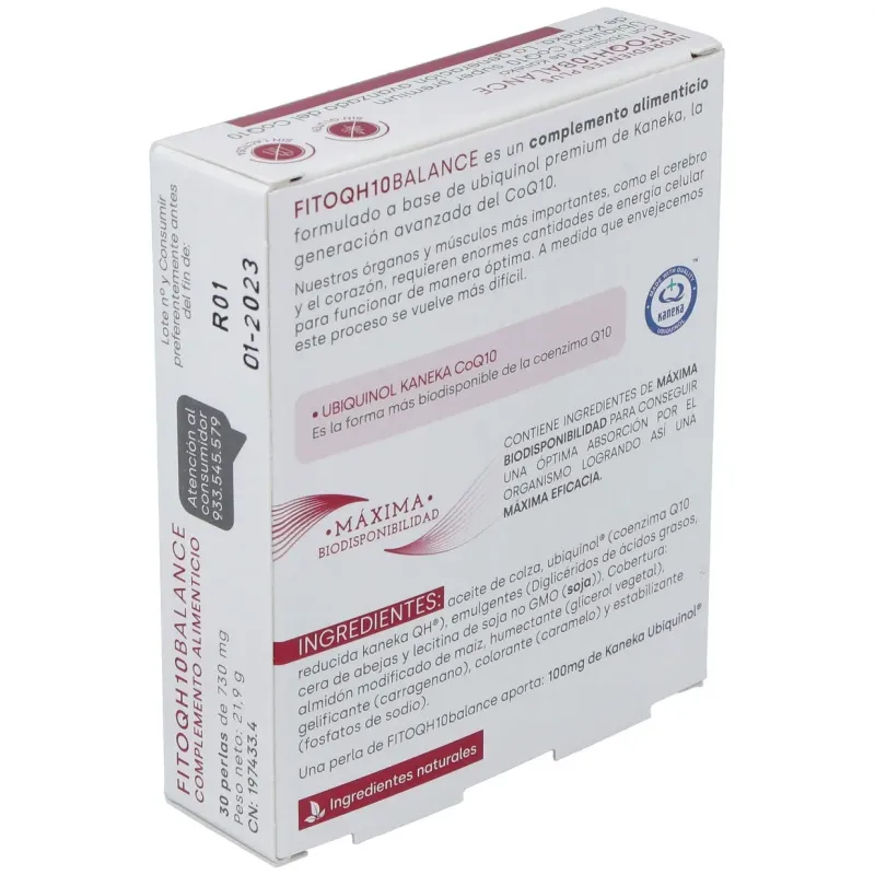 Fdb fitoqh10 balance ubiquinol 30caps | Farmacia Barata