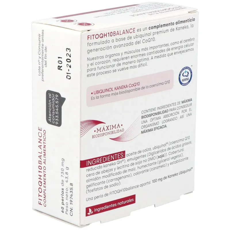 Fitoqh10 balance ubiquinol 60cap. | Farmacia Barata