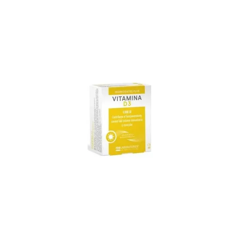 Fdb vitamina d3 4000ui 60 perlas | Farmacia Barata
