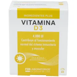 Fdb vitamina d3 4000ui 60 perlas | Farmacia Barata