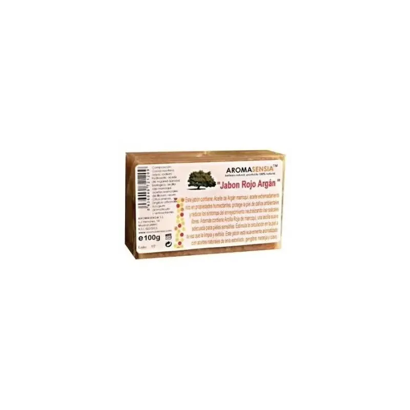 Aromasensia jabon rojo argan 100gr | Farmacia Barata
