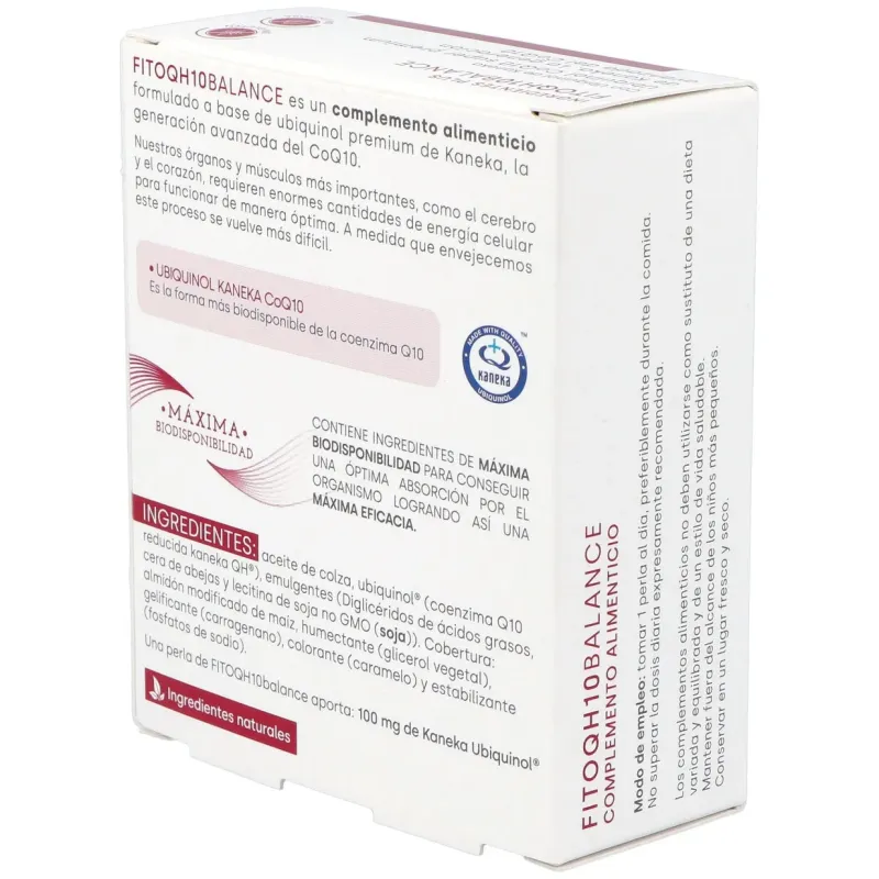 Fitoqh10 balance ubiquinol 60cap. | Farmacia Barata