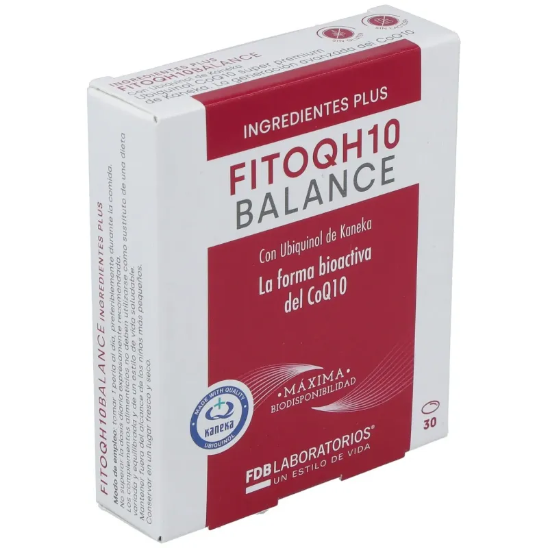 Fdb fitoqh10 balance ubiquinol 30caps | Farmacia Barata