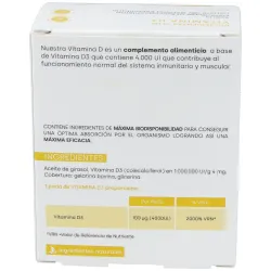 Fdb vitamina d3 4000ui 60 perlas | Farmacia Barata