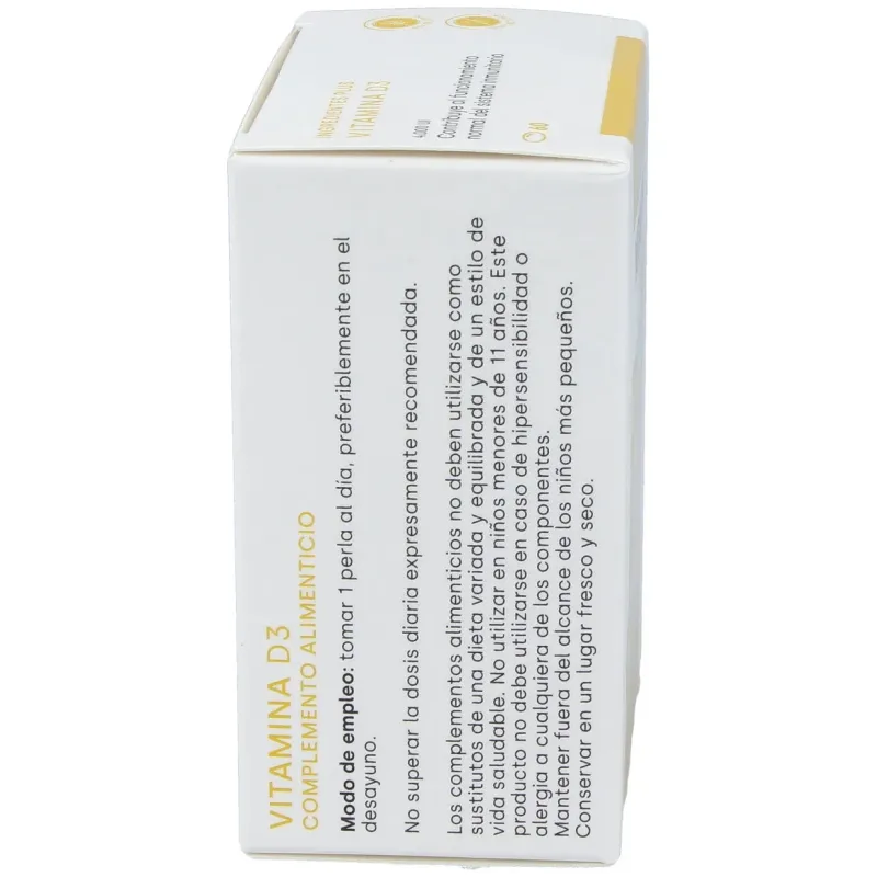 Fdb vitamina d3 4000ui 60 perlas | Farmacia Barata