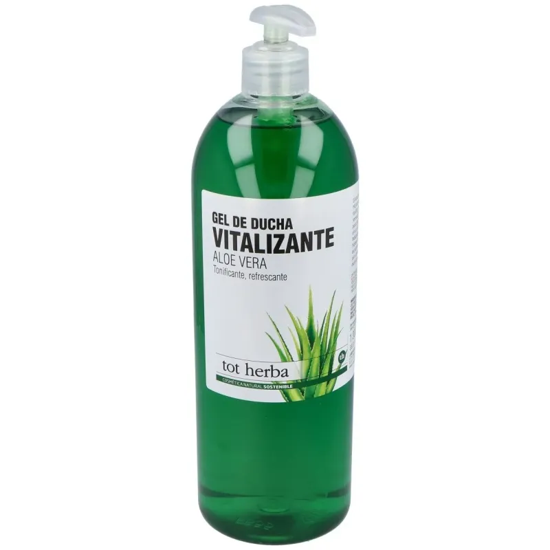 Tot herba gel de baño vitalizante aloe vera 1l | Farmacia Barata