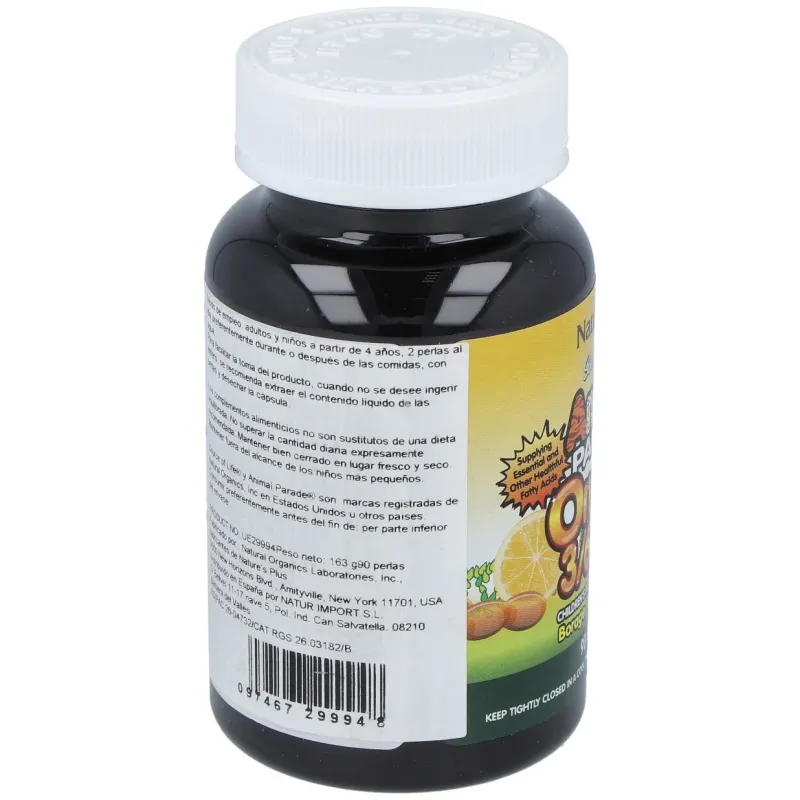 Nature's plus animal parade omega 3 6 9 junior 90caps | Farmacia Barata Nature's plus animal parade omega 3 6 9 junior 90caps | Farmacia Barata
