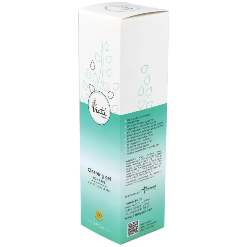Irati organic gel limpiador facial 200ml | Farmacia Barata