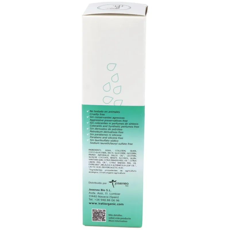 Irati organic gel limpiador facial 200ml | Farmacia Barata