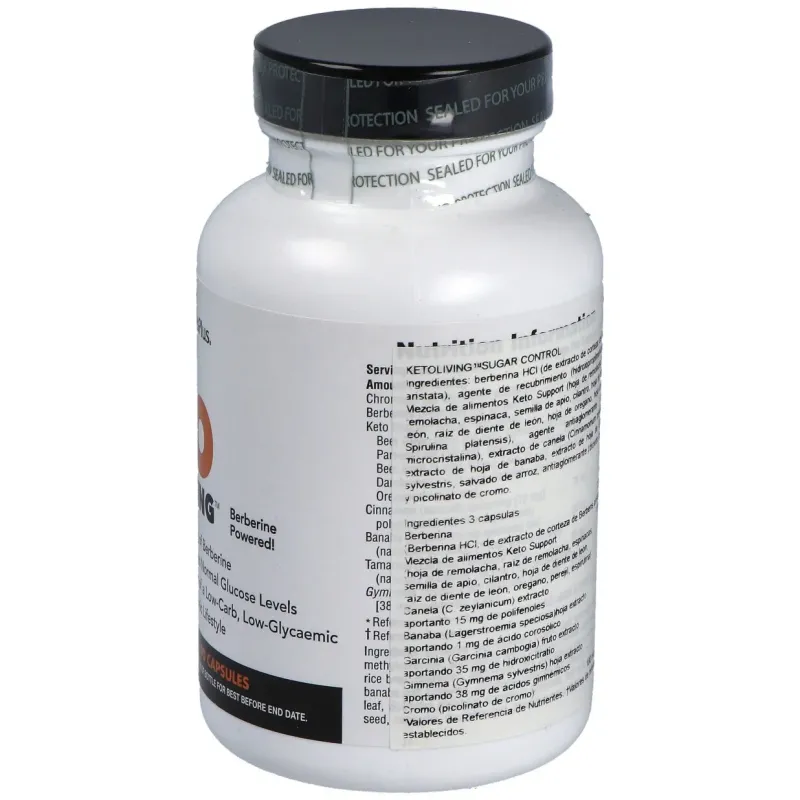 Keto living sugar control 90cap. | Farmacia Barata