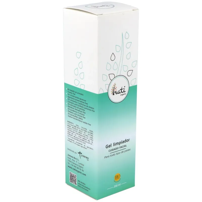 Irati organic gel limpiador facial 200ml | Farmacia Barata