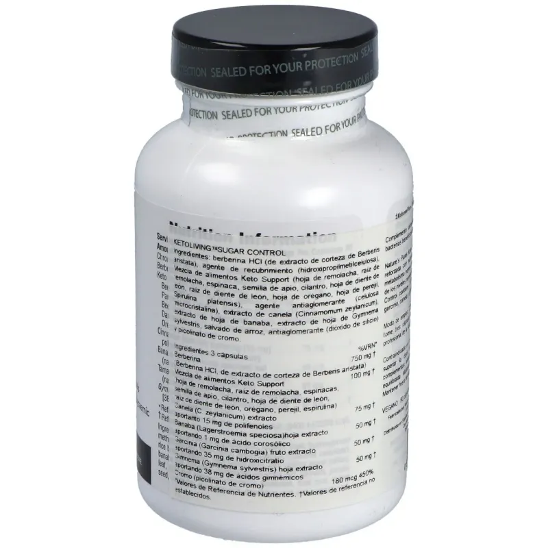 Keto living sugar control 90cap. | Farmacia Barata