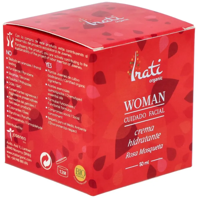 Irati organic crema facial rosa mosqueta bio 50ml | Farmacia Barata