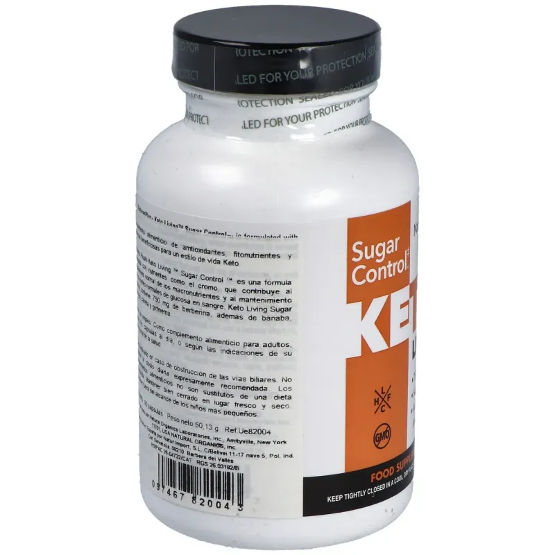 Keto living sugar control 90cap. | Farmacia Barata
