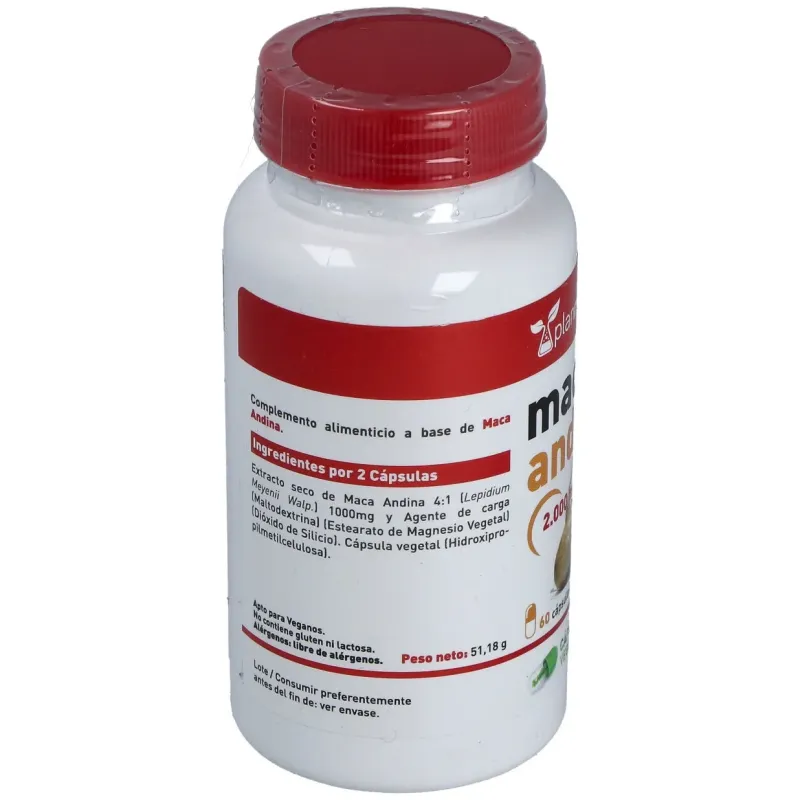 Plannatur maca andina 60caps | Farmacia Barata