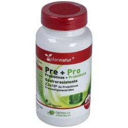 Prebioticos + probioticos 60cap.