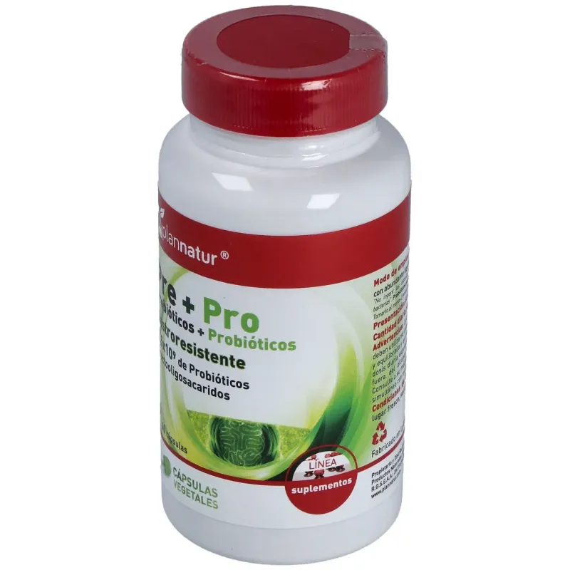 Prebioticos + probioticos 60cap. | Farmacia Barata