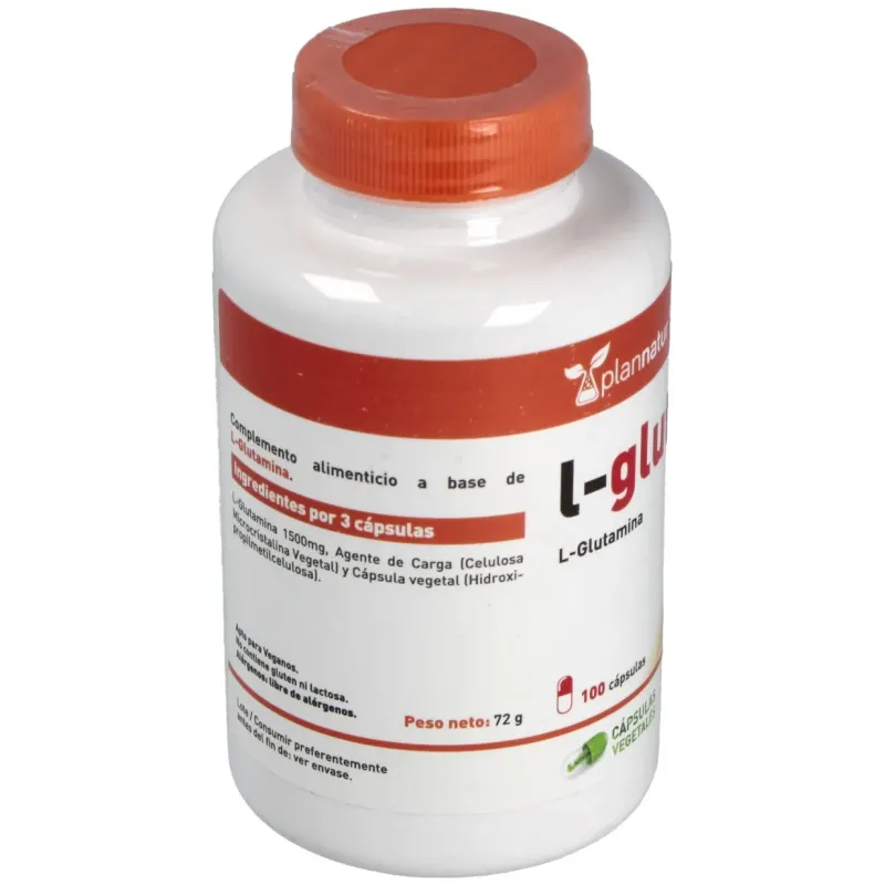 Plannatur l-glutamina 100caps | Farmacia Barata