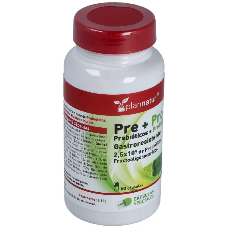 Prebioticos + probioticos 60cap. | Farmacia Barata