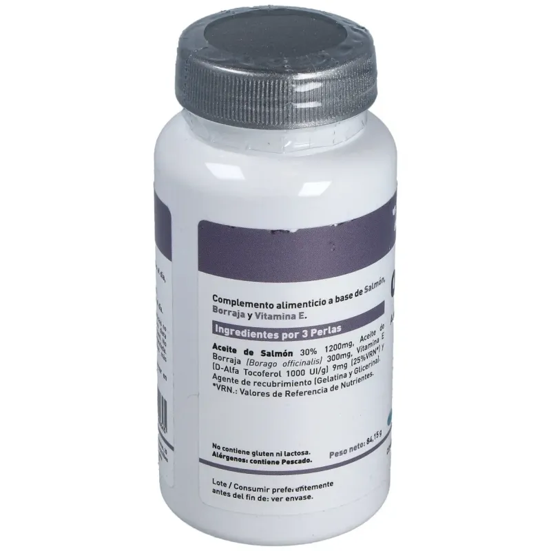 Omega 3+6 borraja + salmon 500mg. 120perlas | Farmacia Barata