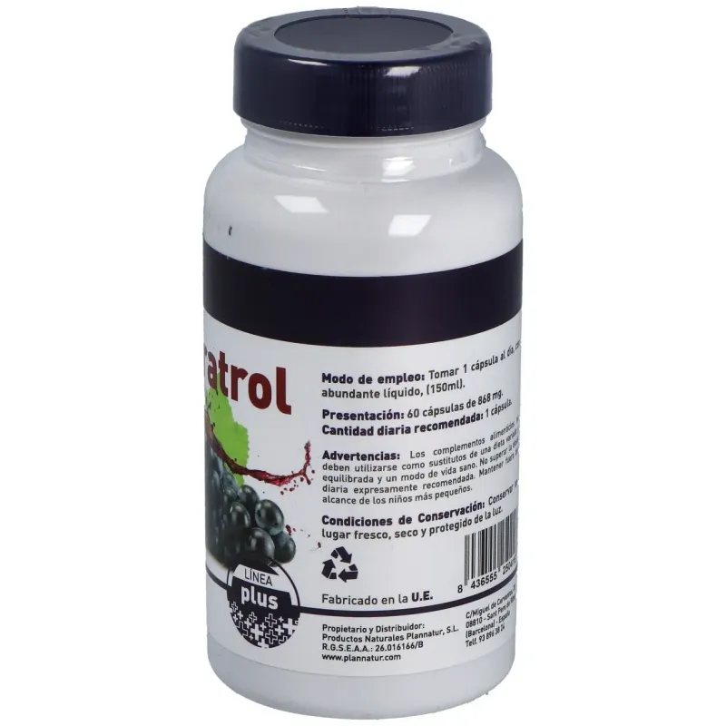 Plannatur resveratrol 60caps | Farmacia Barata