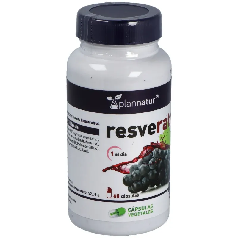 Plannatur resveratrol 60caps | Farmacia Barata