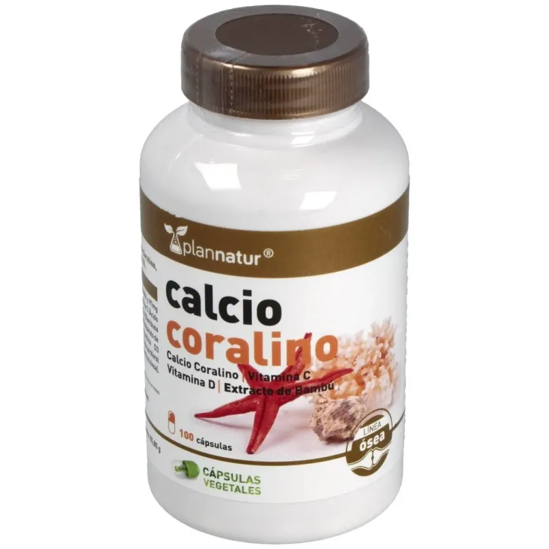 Plannatur calcium coralino 100caps | Farmacia Barata