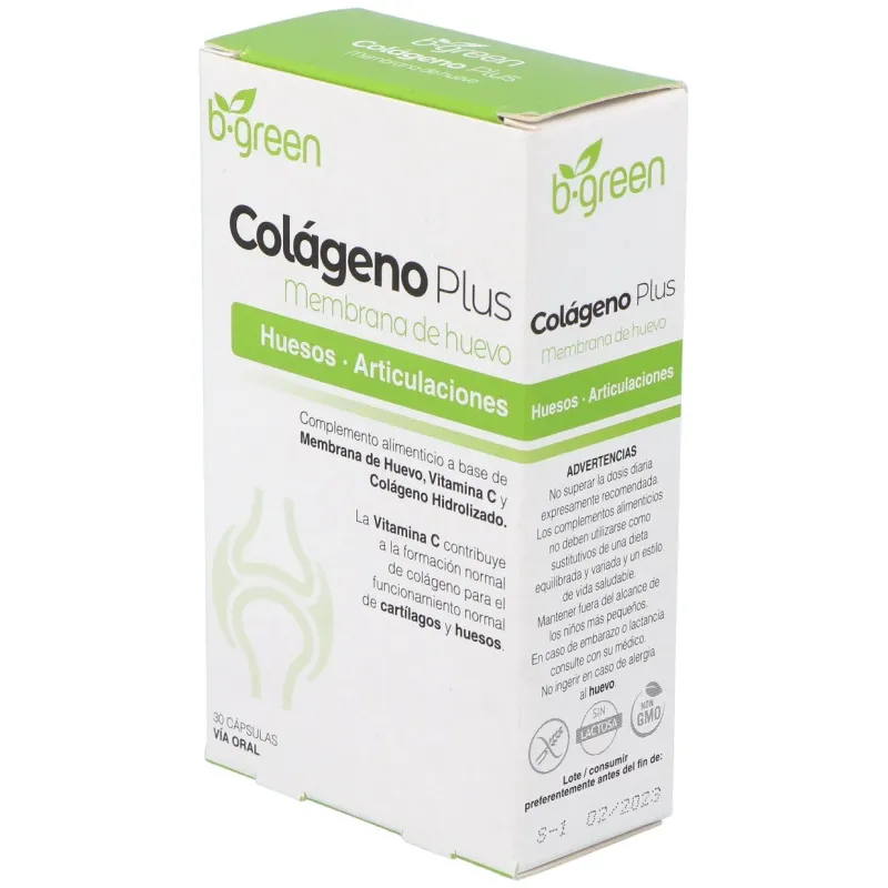 B-green colágeno plus 30cáps | Farmacia Barata