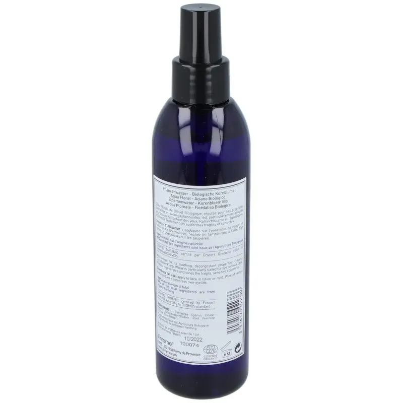 Agua flora de aciano 200ml. bio | Farmacia Barata