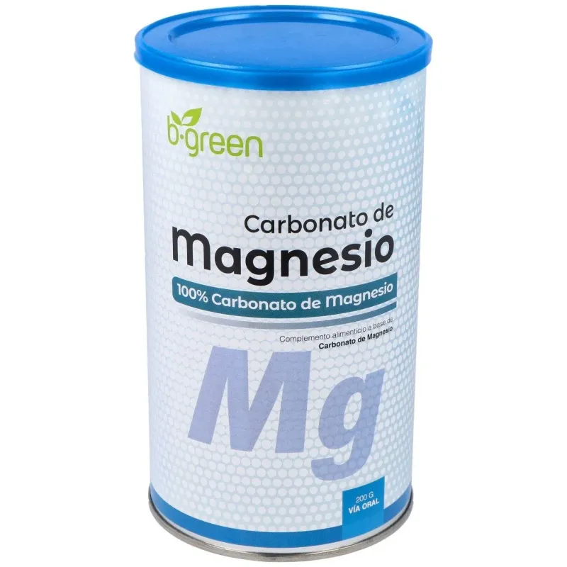 B-green carbonato de magnesio 200g | Farmacia Barata