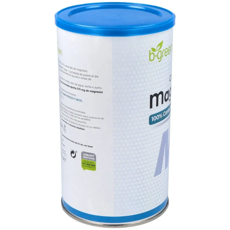 B-green carbonato de magnesio 200g | Farmacia Barata