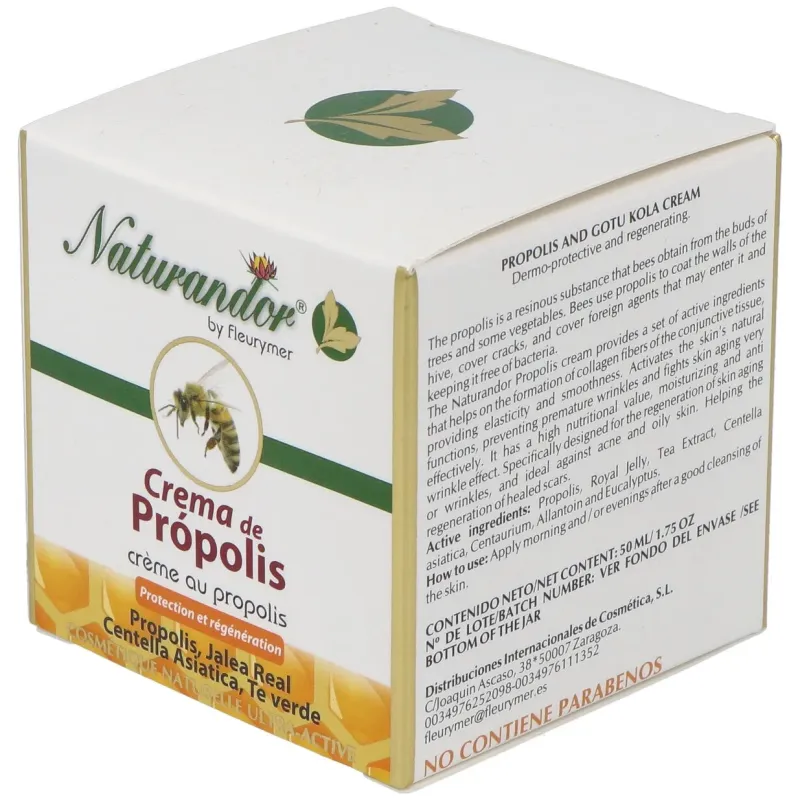 Fleurymer crema hidratante de propoleo naturandor 50ml | Farmacia Barata