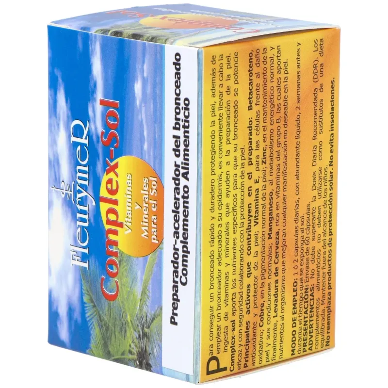 Complex sol vitaminas+minerales para el sol 60cap. | Farmacia Barata