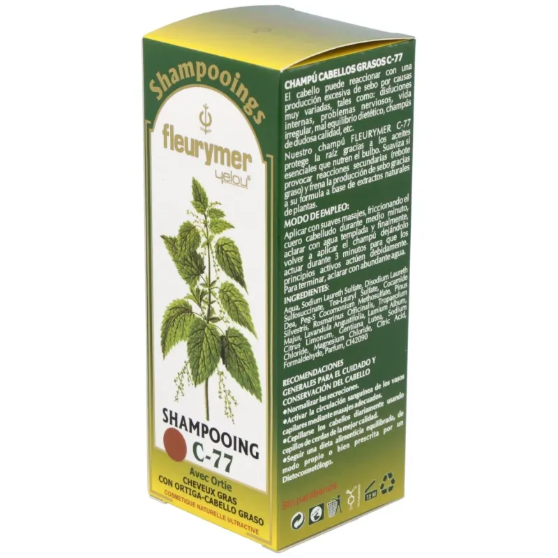 Fleurymer champu antigrasa c-77 200ml | Farmacia Barata