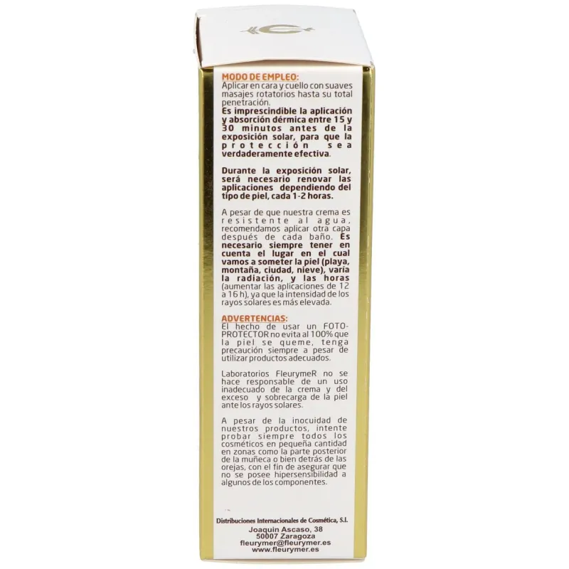 Fleurymer crema solar facial spf50 80ml | Farmacia Barata