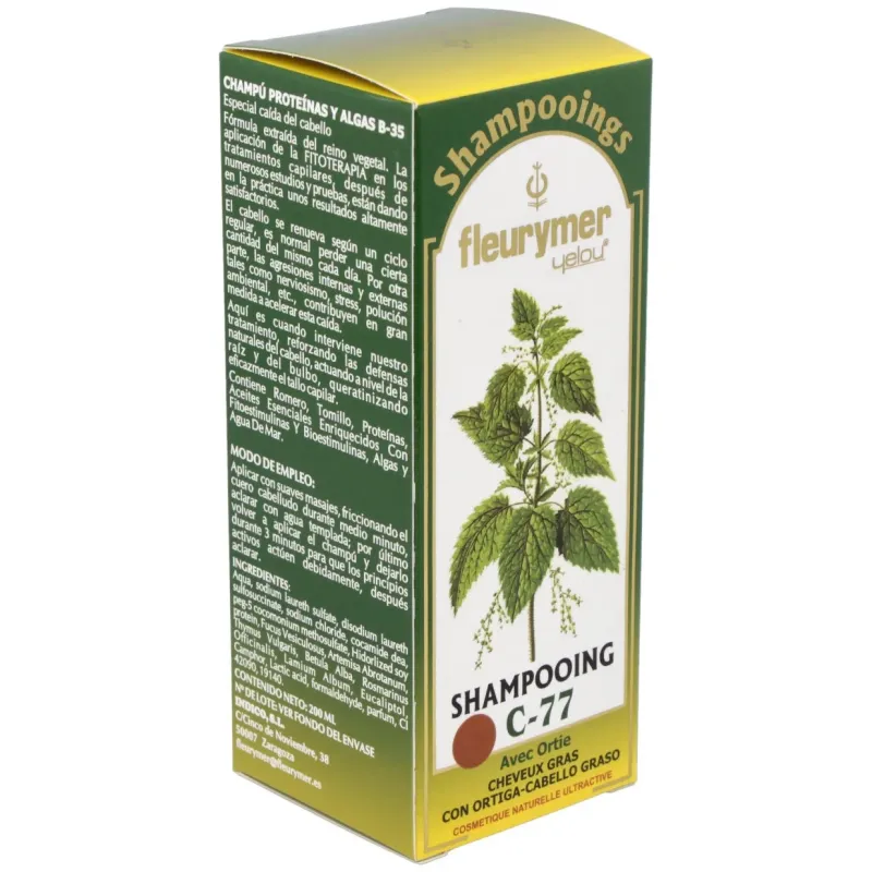 Fleurymer champu antigrasa c-77 200ml | Farmacia Barata
